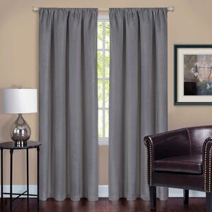 PowerSellerUSA Window Curtains, 52" W x 63" L Set of 2 Panels Solid Thermal